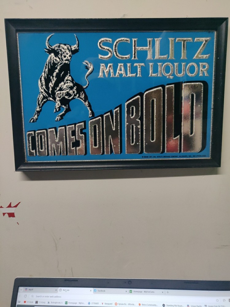 Schlitz Malt Liquor Mirror