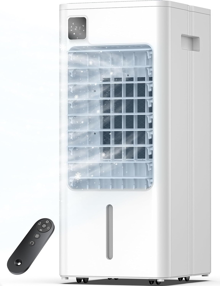 Portable Windowless Air Conditioner - 3 Speeds, Remote, 12H Timer, Oscillating