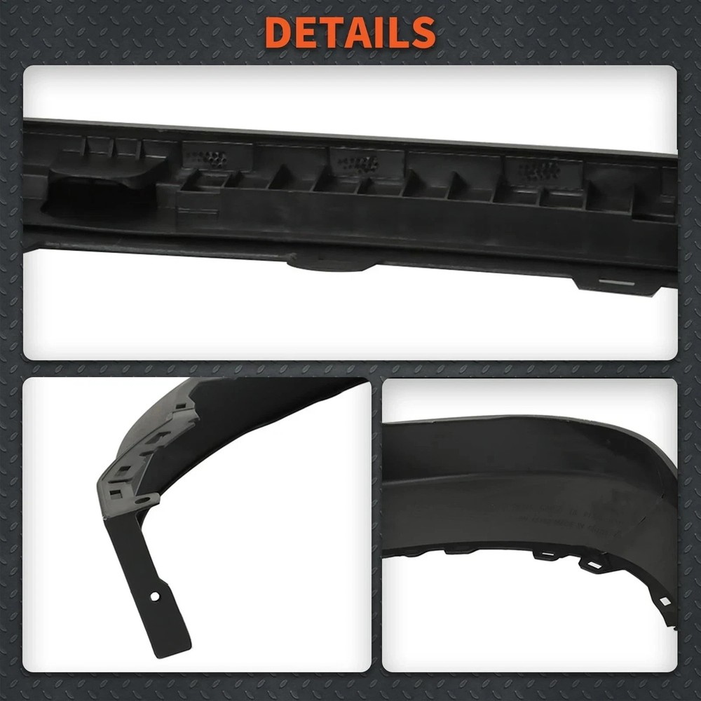 Primed Plastic Front Upper Bumper Cover Replacement for Silverado 1500 2014-2015