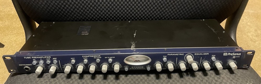 PreSonus Studio Channel Vacuum Tube Compressor Parametric EQ Rackmount Unit