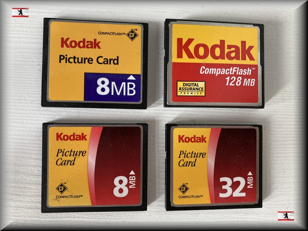 Kodak / SanDisk Compact Flash CF 4MB 8MB 16MB 32MB 48MB with Protective Case