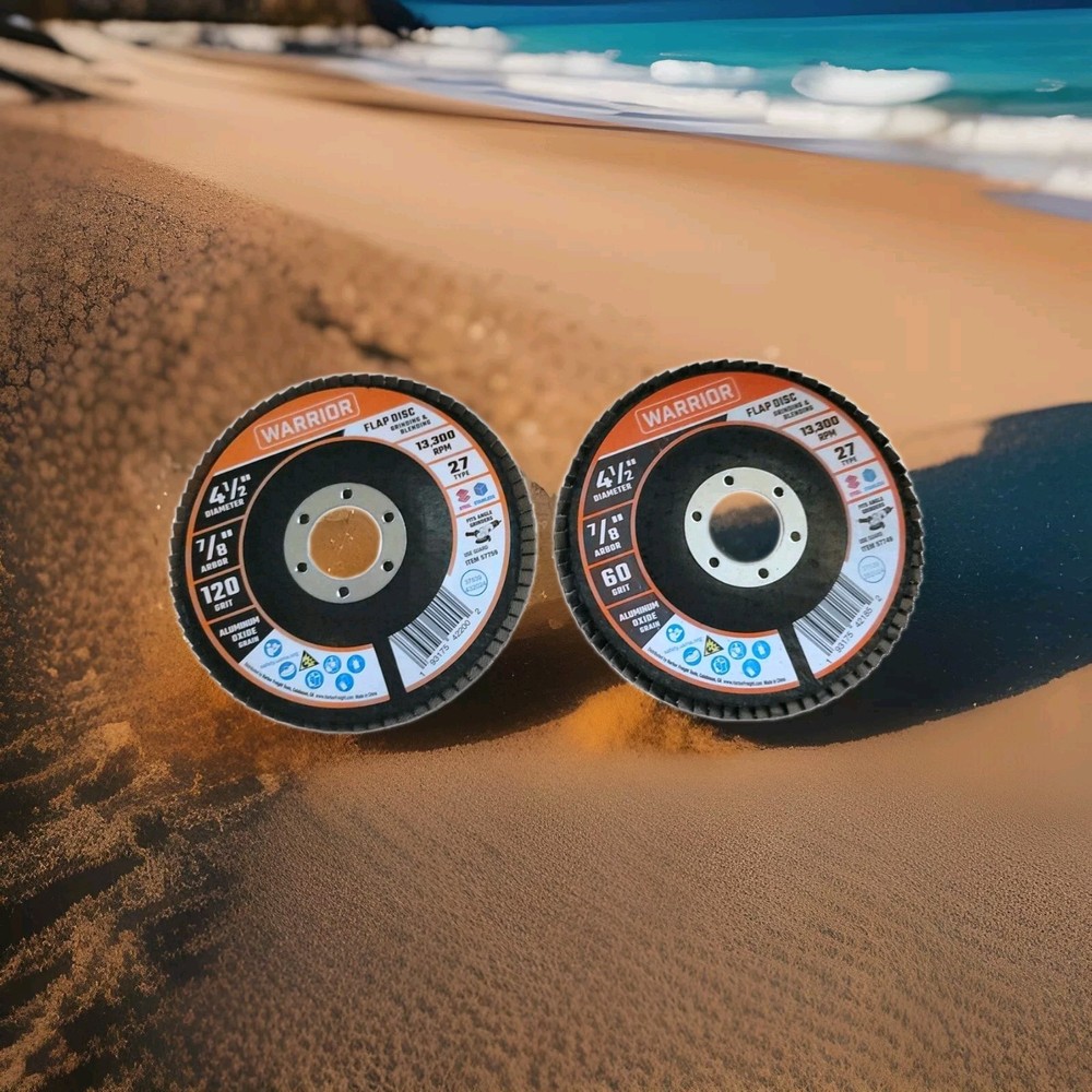 Combinacion warrior 4-1/2" Flat disc Type 27 120grit / 60grit. 2 Disc