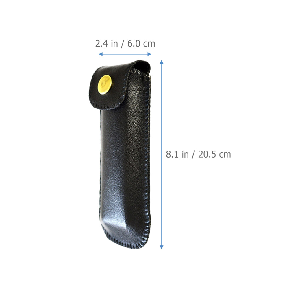 4pcs Harmonica PU Leather Cases Harmonica Storage Carrying Hard Cases Holder