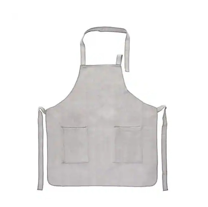 Microfiber Apron Water Resistant Lightweight | Gray | One Size Fits All