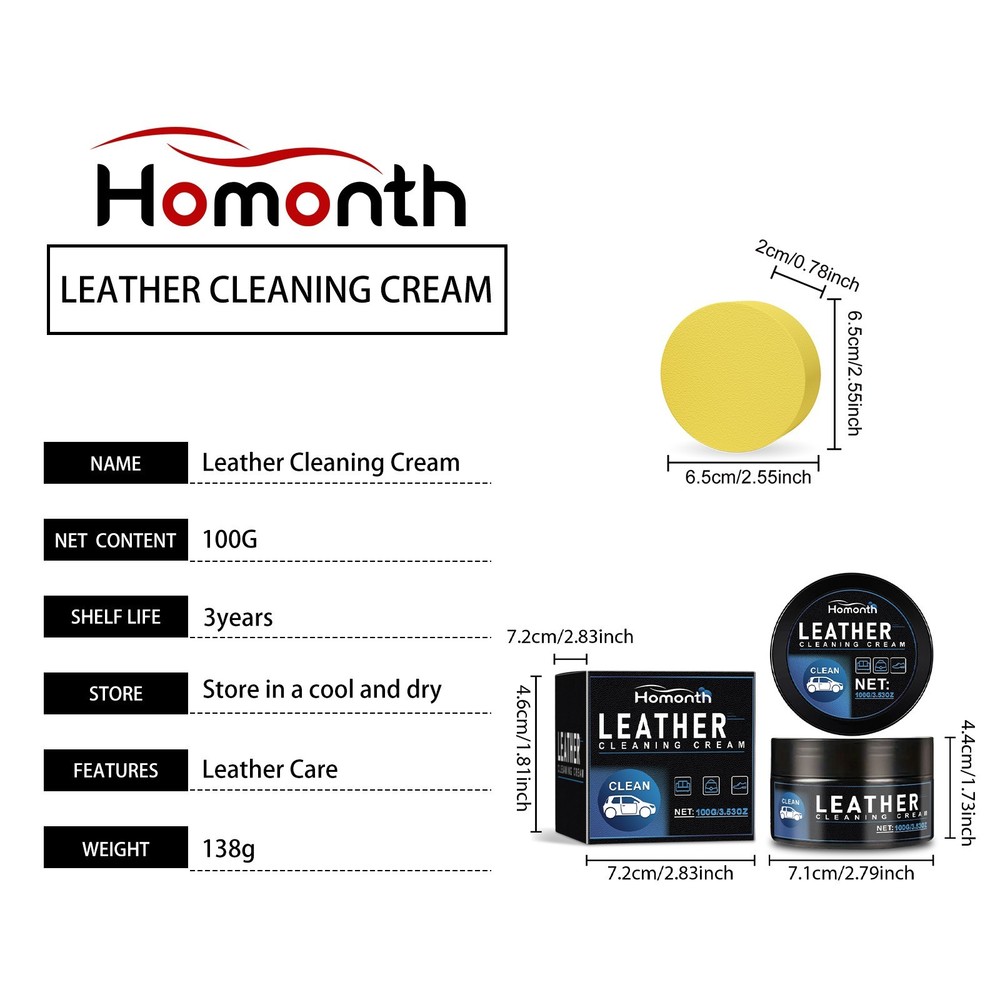 Car Leather Care Cream Car Care