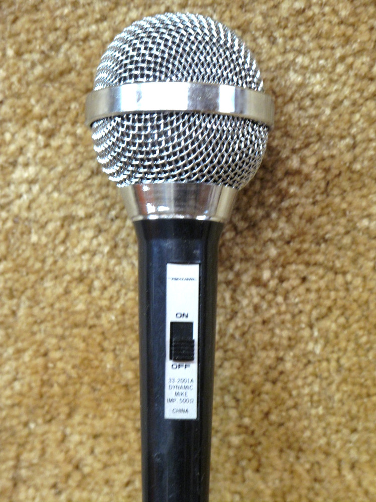 Realistic 33-2001A Dynamic Mike Cassette Recorder Microphone Radio Shack