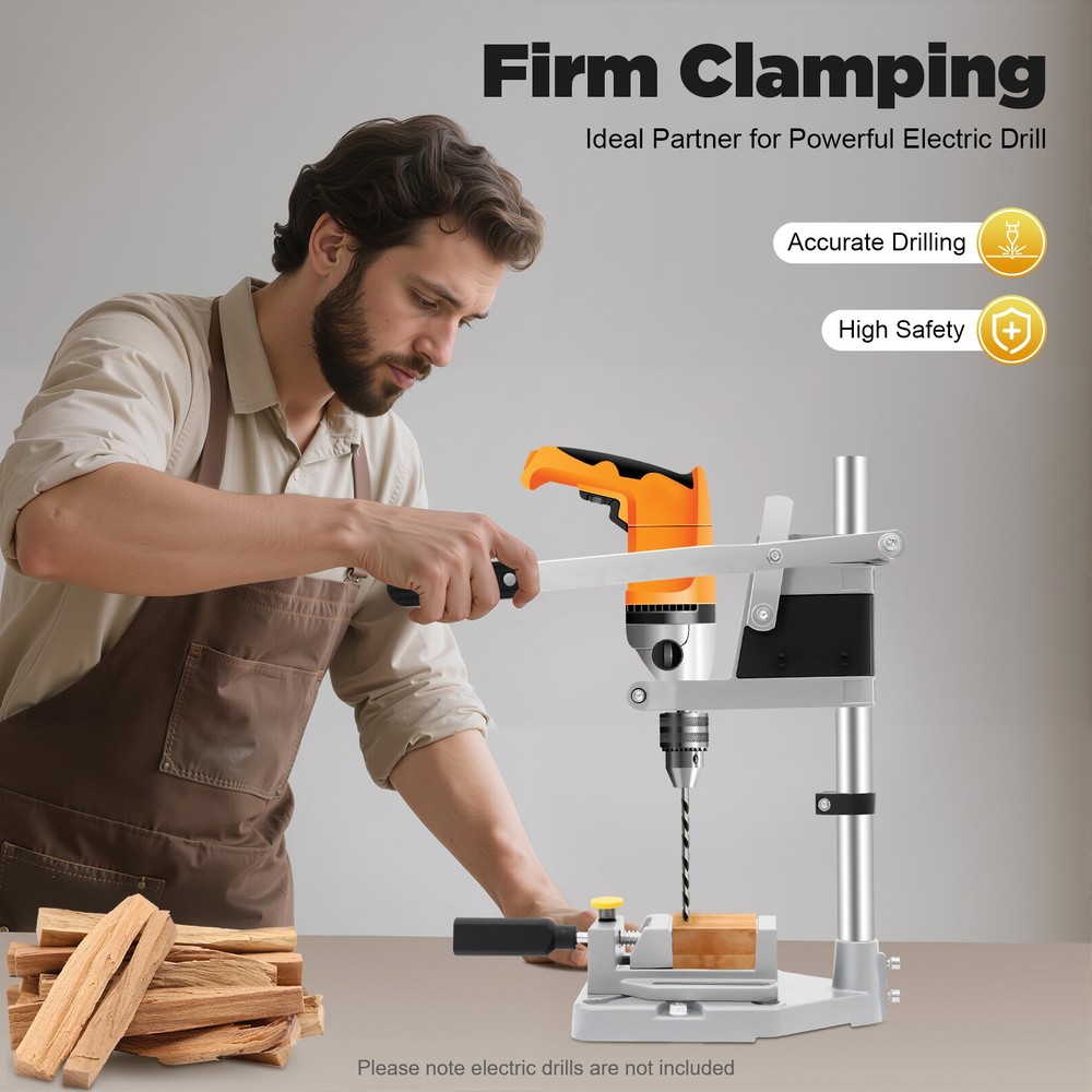 Hand-held Aluminum Drill Press60 Mm Adjustable Floor Plug-in Rig Drilling Depth