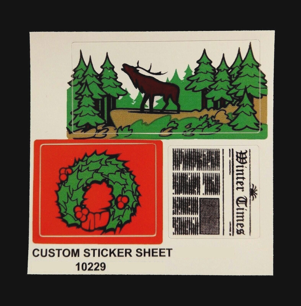 Custom Decal for 10229 Replacement Stickers
