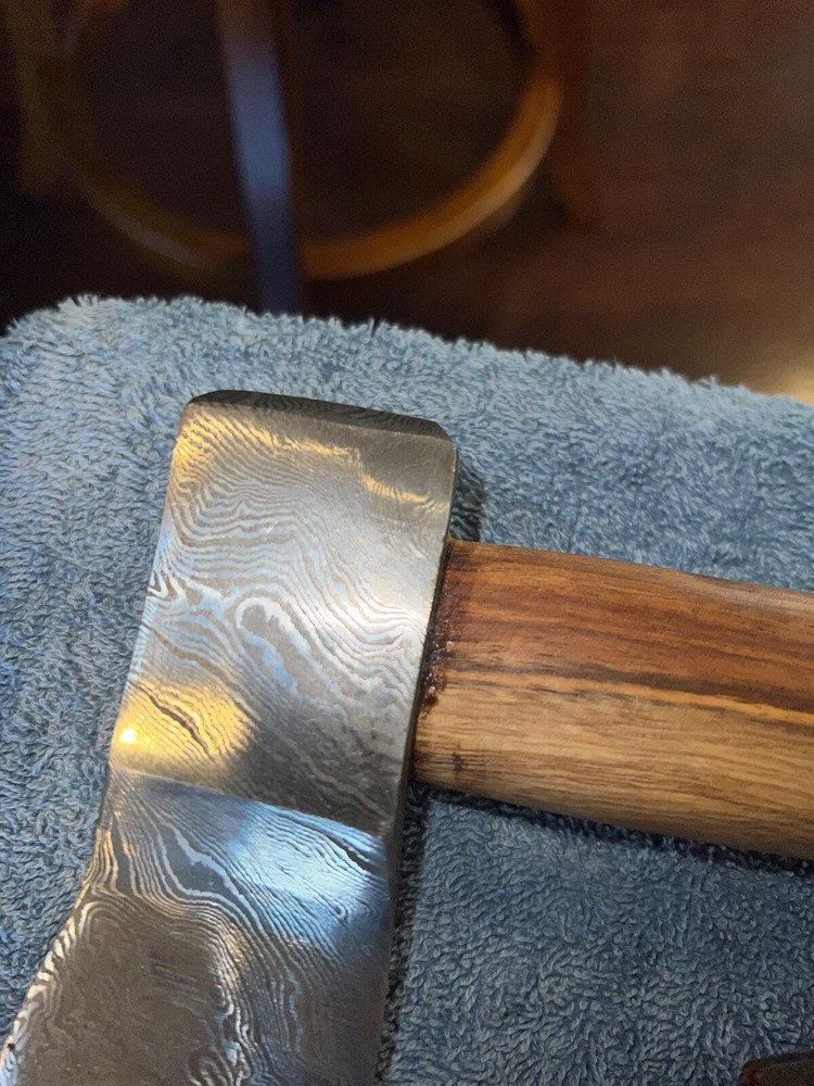 Damascus Axe New Never Used.