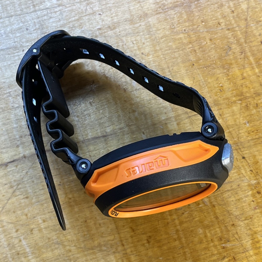 Mares PUCK 4 Wrist Dive Computer - Black/Orange - 414149-BKOR