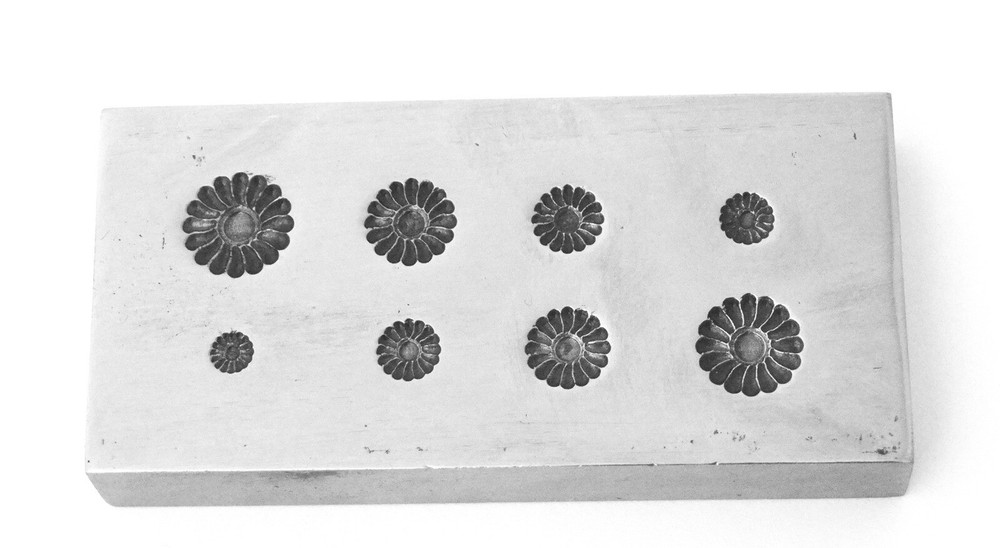 Shot Plate Graduated Pinwheel Impression dies