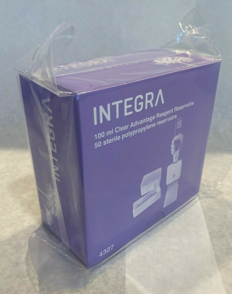 INTEGRA 100 ml Polypropylene Multichannel Reagent Reservoir 50 Disposable Insert