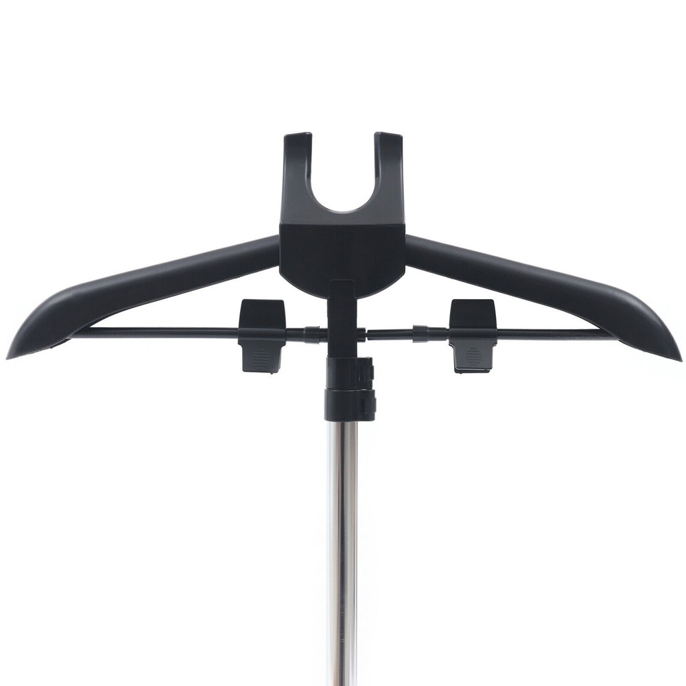 Handheld Ironing Steamer Hanger Bracket Foldable Garment & Clothes Drying Rack