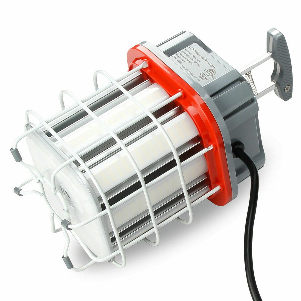 100W LED Temporary Work Light Portable Fixture Linkable Construction Work Light