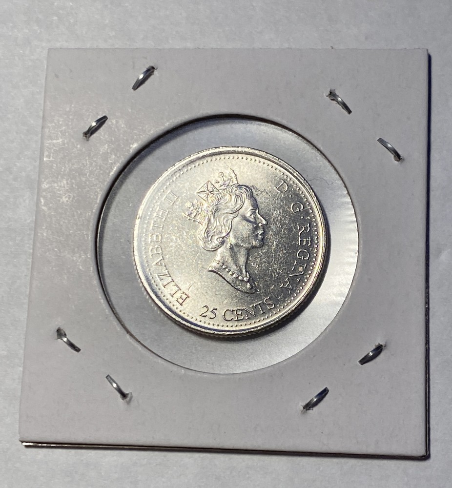 2000 Canada 25 Cents Coin B4