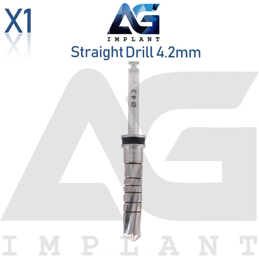 5 Drill Stoppers Ø4.2mm & Drill Set External Irrigation Sur gical Dental Tool