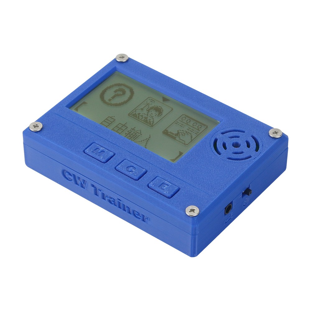 CW Trainer Morse Code Learner Practice Kit 3.5mmx2 + 2.3" LCD Screen for CW