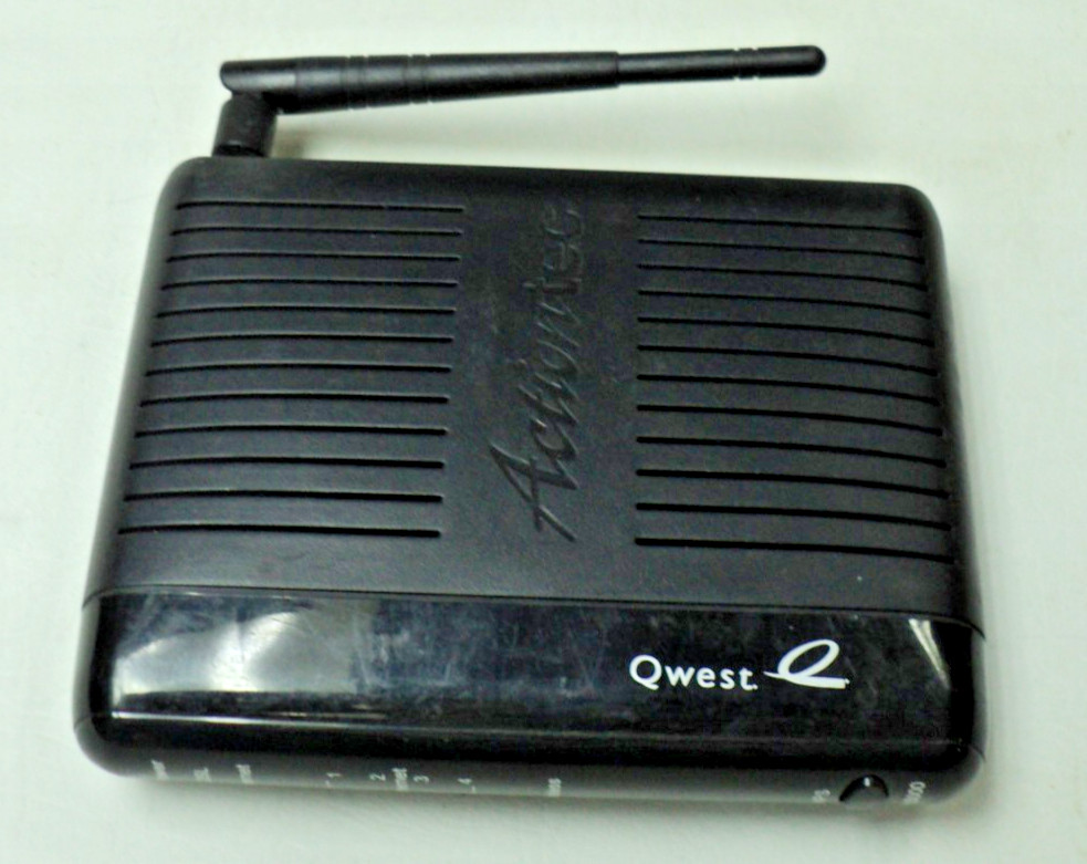 Actiontec/Qwest PK5000 Wireless DSL Modem w/ Antenna [NO A/C Adapter]