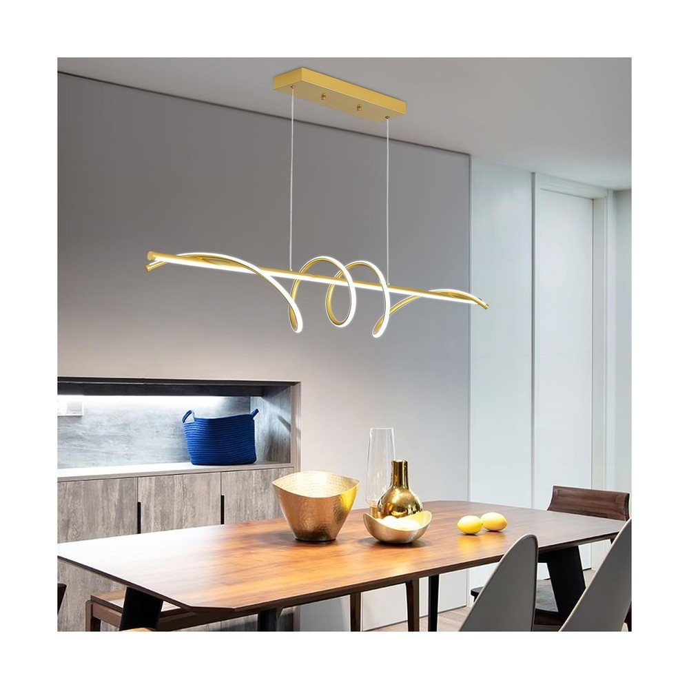 Modern Design Dimmable Desk Linear Pendant Light, with Remote Contr... Fast Ship