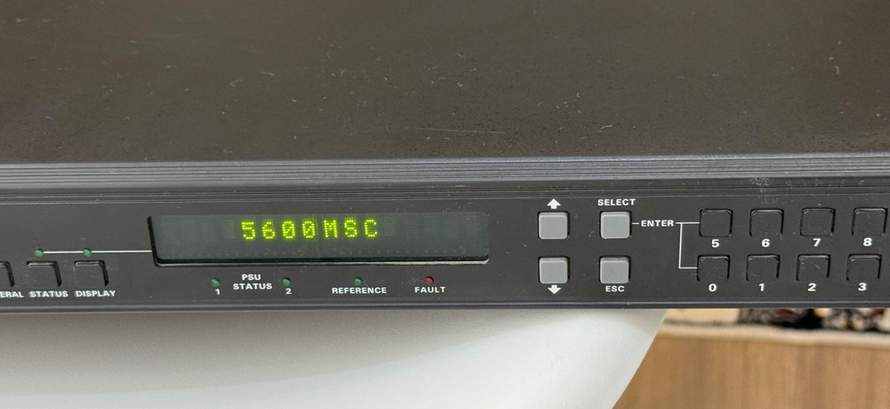 Evertz 5600MSC Master Clock/SPG Broadcast Quality Master Sync & Clock Generator
