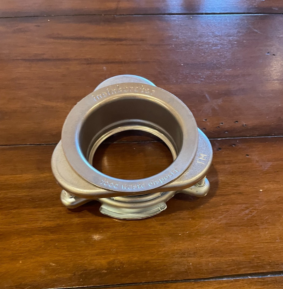 InSinkErator Garbage Disposal Sink Flange Lock Mount Stainless Steel Stopper