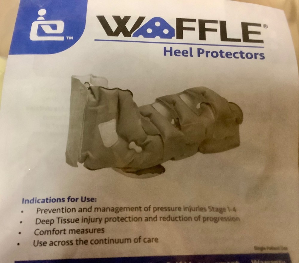 WAFFLE HEEL PROTECTOR ONE SIZE 5450CX UNLINED BEIGE HEEL ELEVATOR
