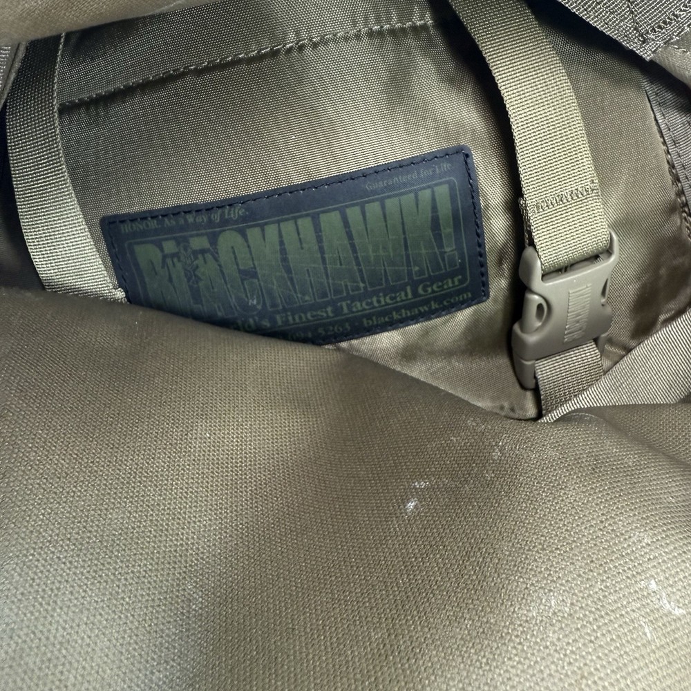 BLACKHAWK Tactical Backpack Coyote Brown Buckle Zip Adjustable External Pockets