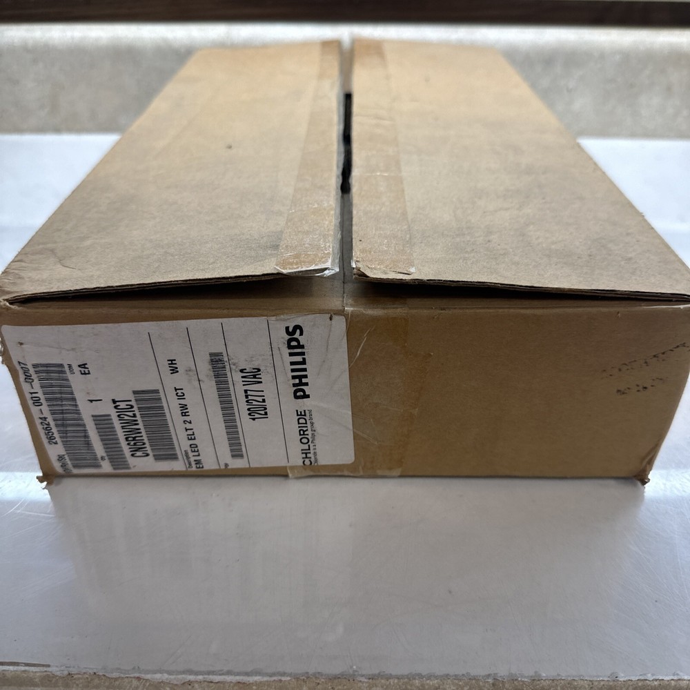 CN6RMA2ICT PHILIPS Caliber SelfPowered LED Exit, 6" EXIT, Red/Mirror