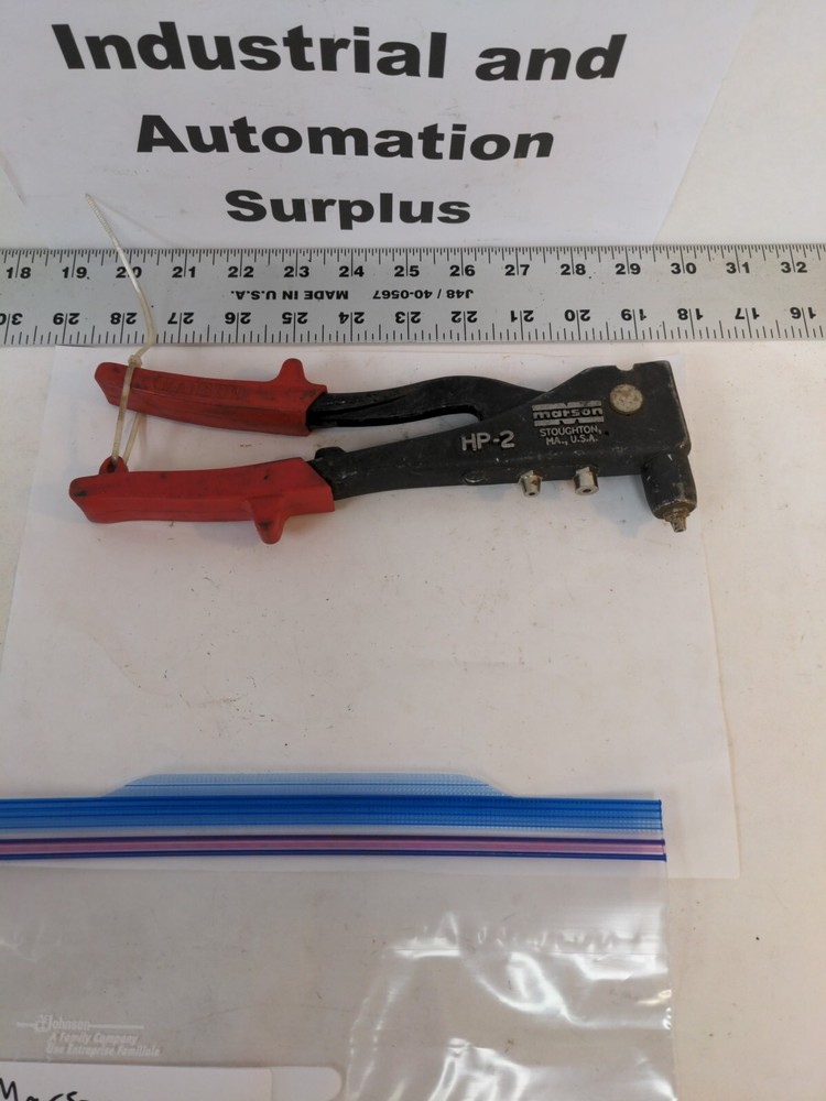 Marson Klik Fast HP-2 Riveting Tool Rivot Gun Hand Tool Riveter