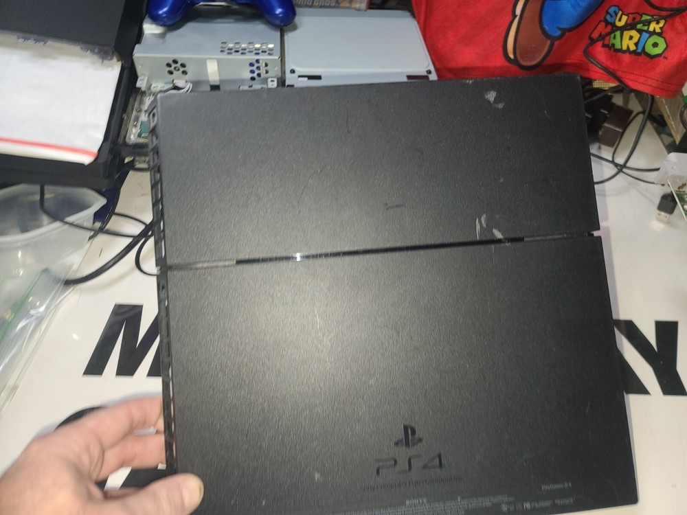 PlayStation 4 CUH-1001A Labeled EMPTY Bottom Case Shell w/Eject Button-Just OK