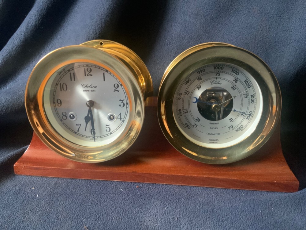 CHELSEA Shipstrike SHIPS BELL CLOCK/BAROMETER BASE