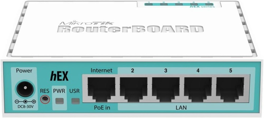 High-Performance hEX RB750Gr3 Router with Dual-Core CPU and IPsec Security
