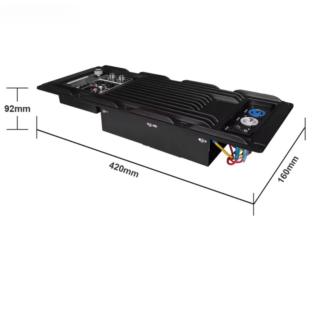 Class D 1300W 2-Channel Active Module with Circuit Hardware Protection