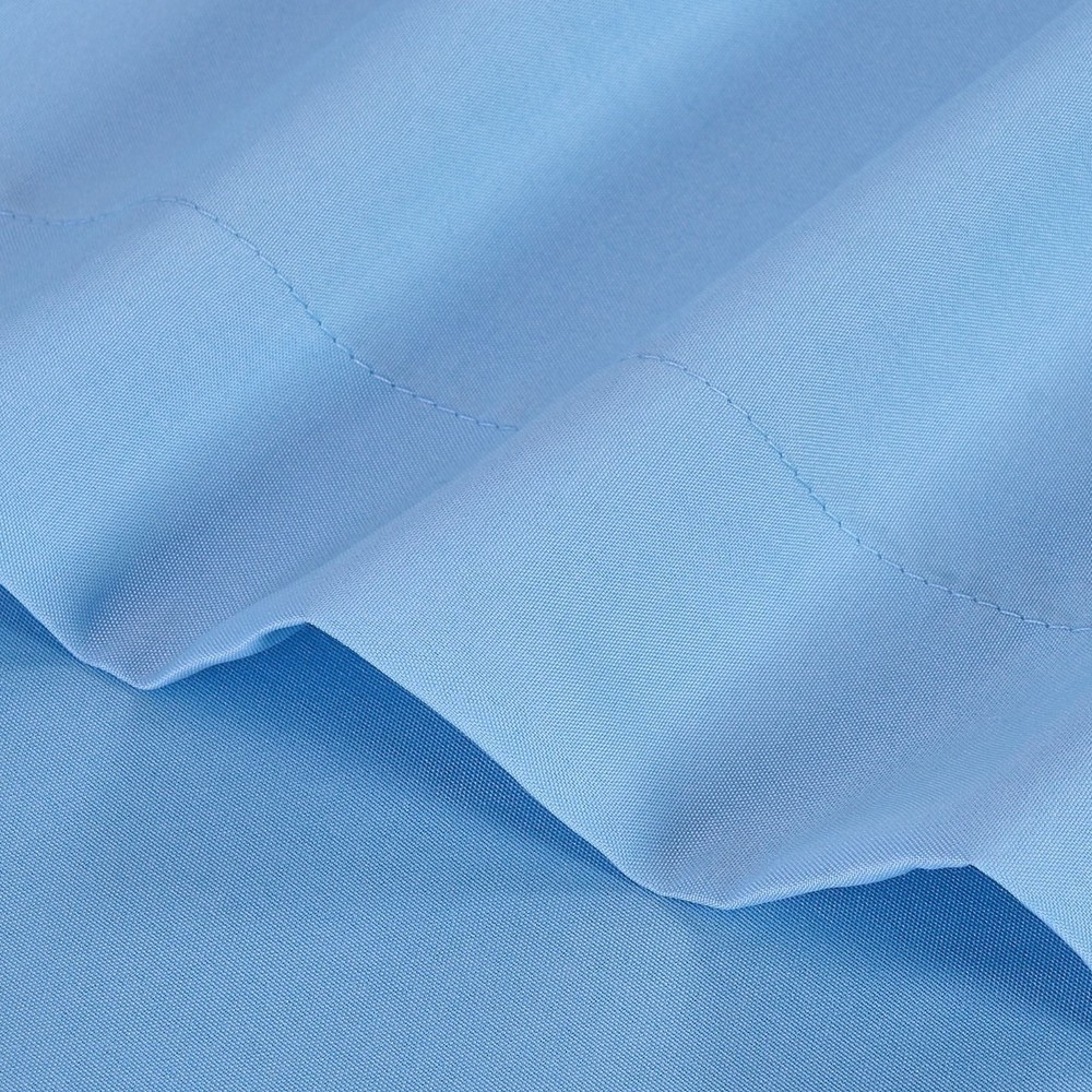 Mainstays Basic Value Microfiber Bed Sheet Set, Light Blue, Twin, 3 Piece.