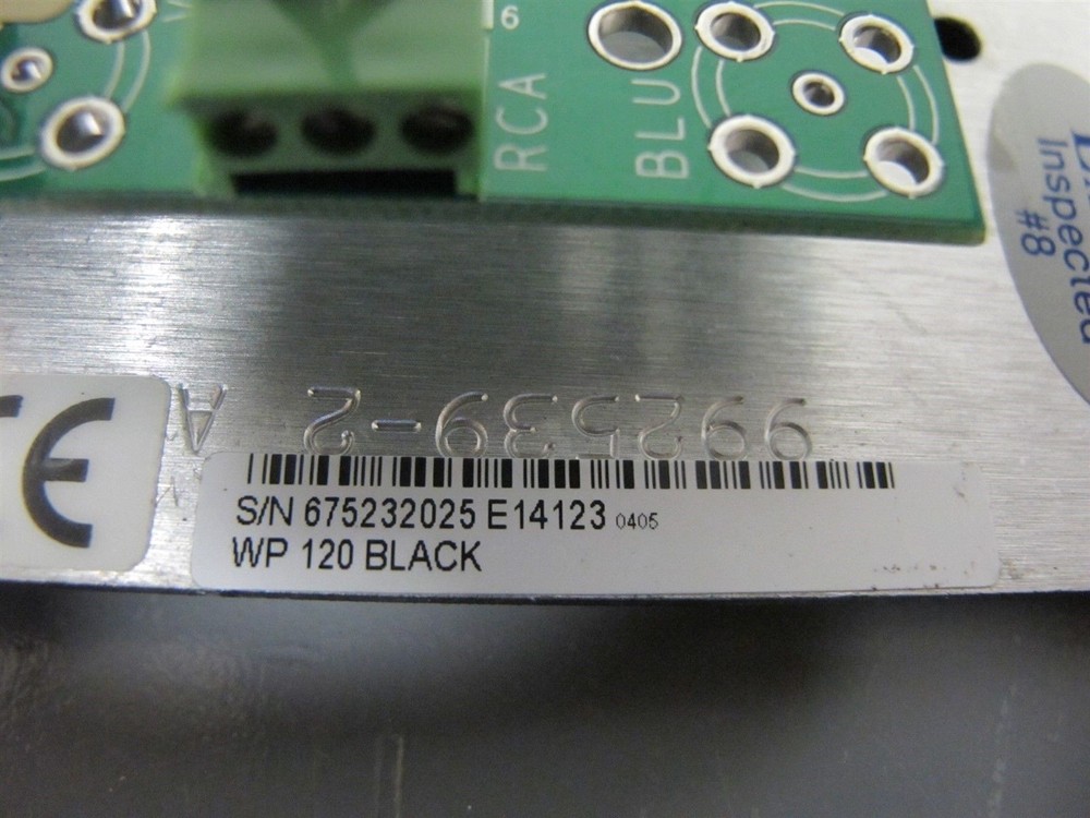 Extron WP 120 Black Wall Module Plate