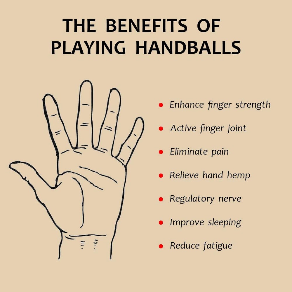 BRABUD Marble Hand Balls Dark Grey Chinese Health Exercise Baoding Balls Stre...