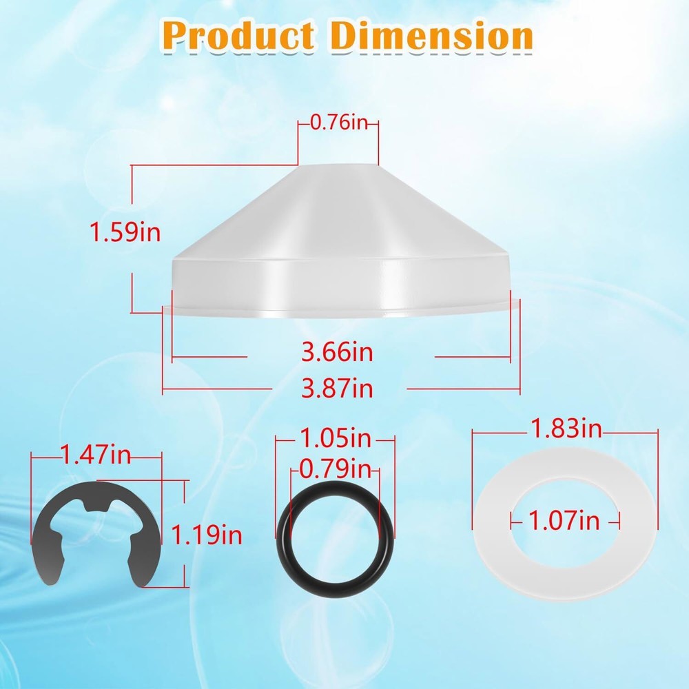 CX900DA Pool Filter Knob Kit Replacement for Star-Clear Plus C751C9002 C120 C900