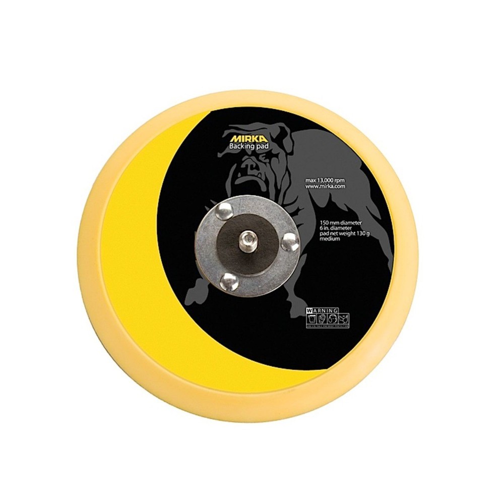 Mirka 106 Medium Vinyl Faced PSA Sanding Backup Pad (6 inch)