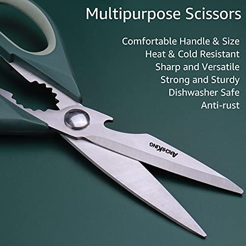 Poultry Shears - Heavy Duty Kitchen Scissors for Cutting Chicken Bone