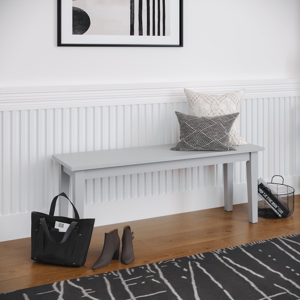 Simplicity Solid Wood 48" Classic Bench