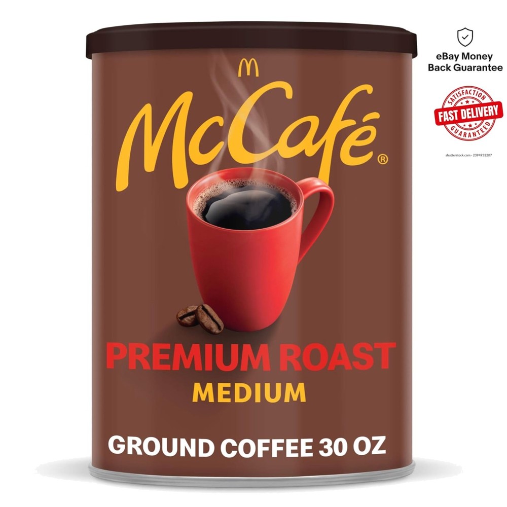 Kosher Certified McCaf  Roast Ground Coffee, 30 oz - Caffeinated Bliss