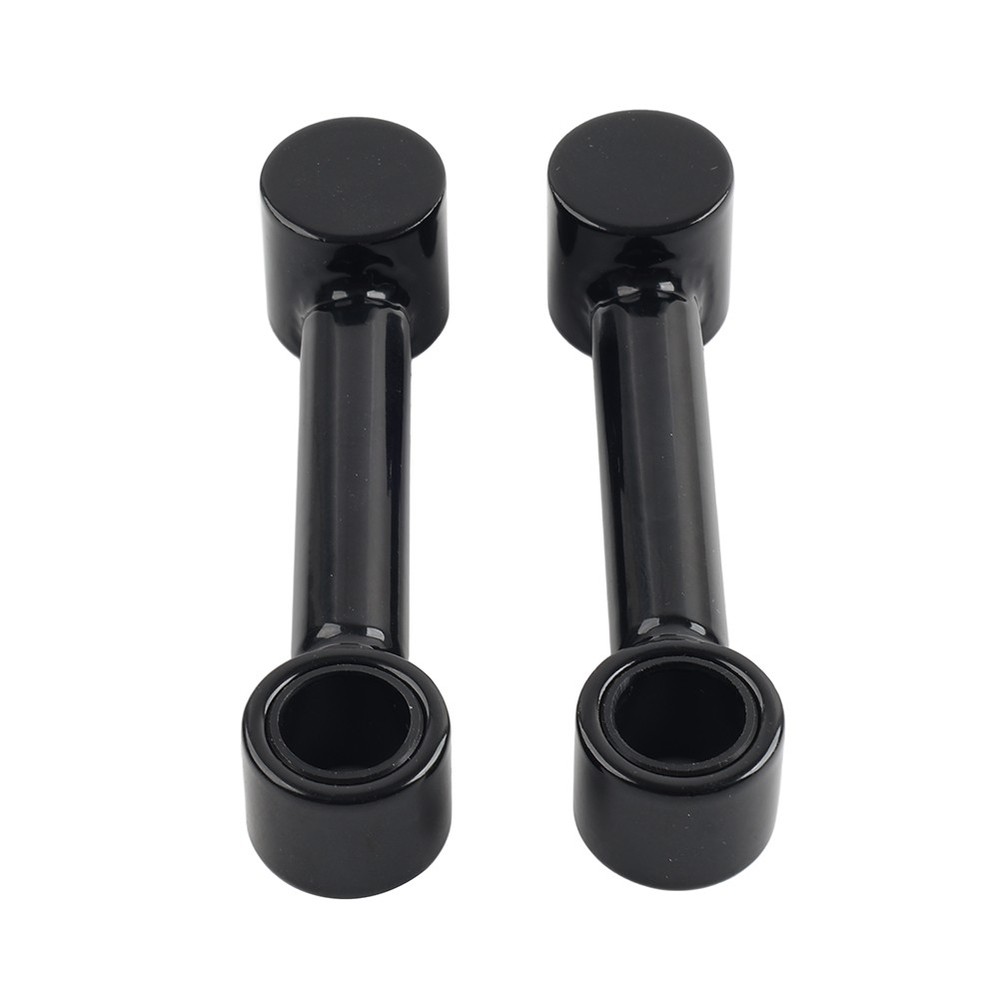 Front Mudguard Mount Bracket Kit BLK For Harley Softail Springer FXSTS 1993-2006