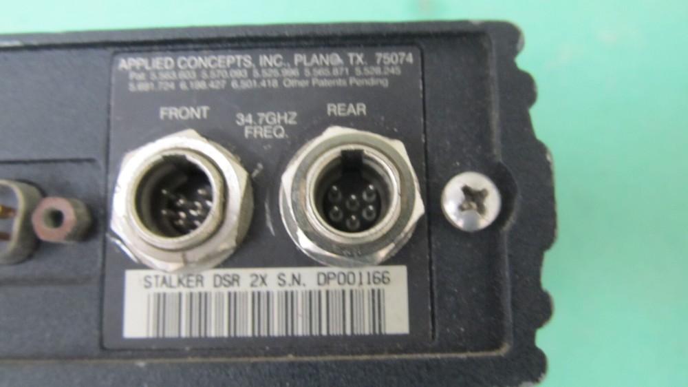 Applied Concepts Stalker DSR 2X Radar Unit Only *UNTESTED* Removed from working