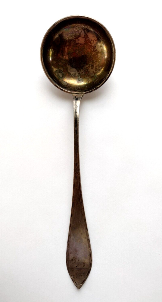! Vintage Danish 830S Sterling Silver  7-3/8" Deep Spoon Norway
