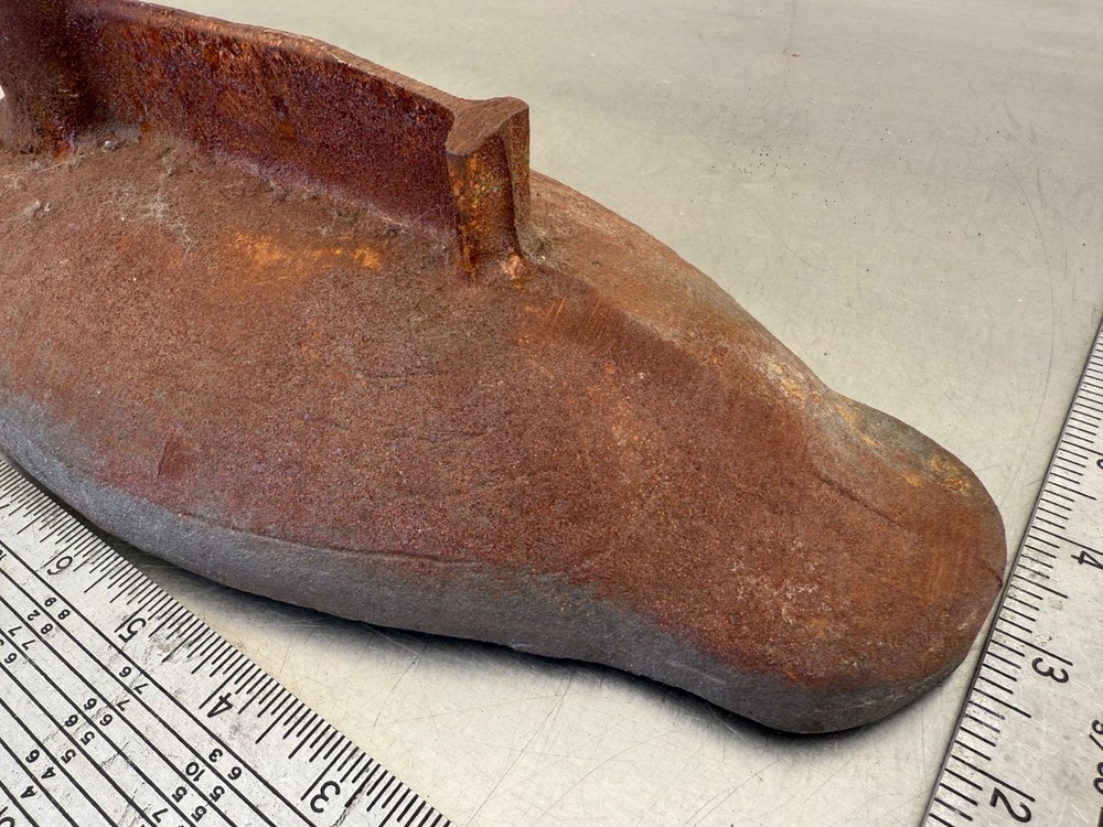 Vintage Cast Iron Duck Boot Scrape Solid Cast Iron Andirond Duck 20 Pounds