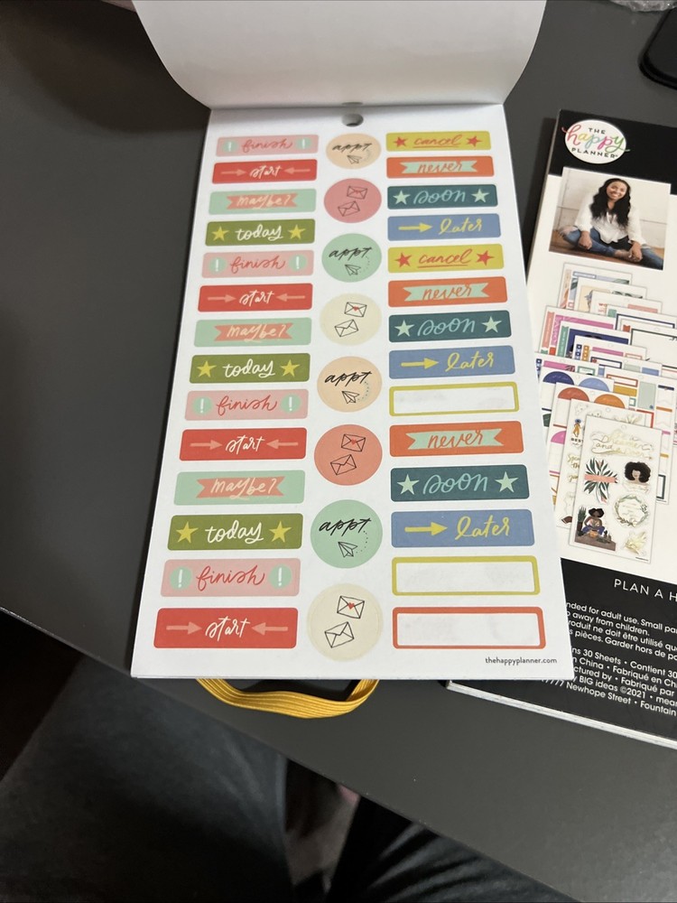 Happy Planner Sticker books 50+Sticker-sheets.