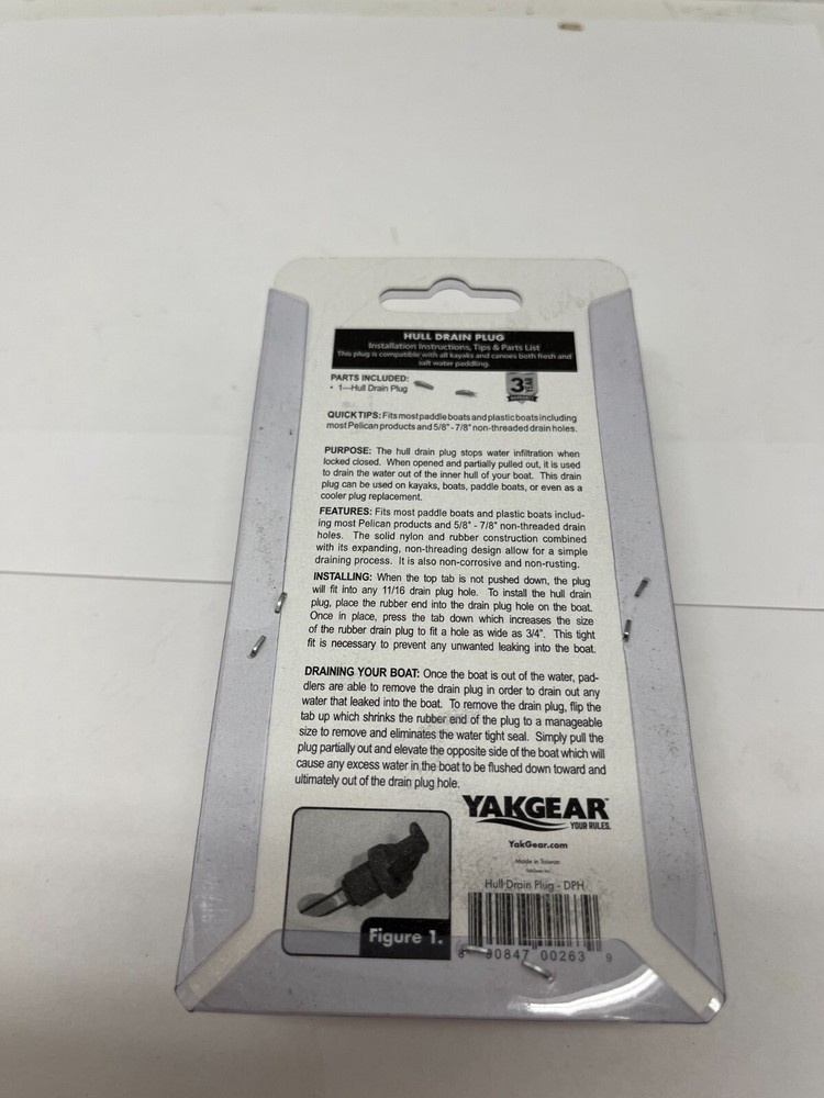 YakGear Hull Drain Plug NEW