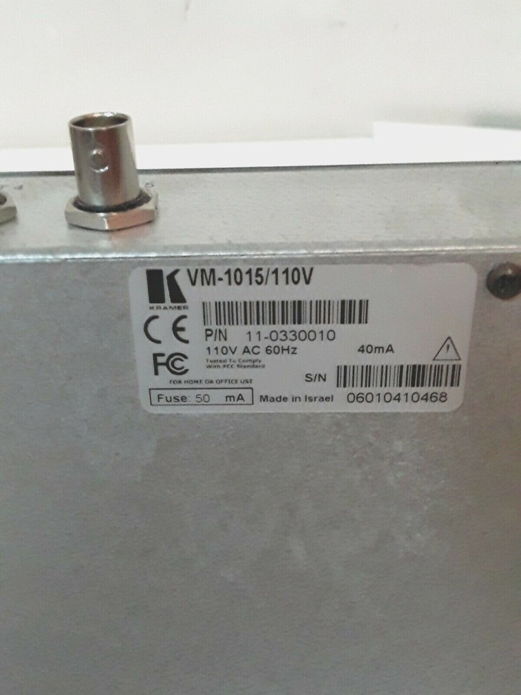 Kramer VM-1015 1:5 Composite Video Distribution Amplifier Distributor