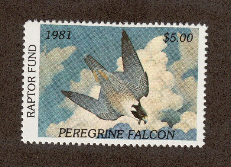 RF1 - Raptor Fund Stamp.  MNH. OG. #02 RF1