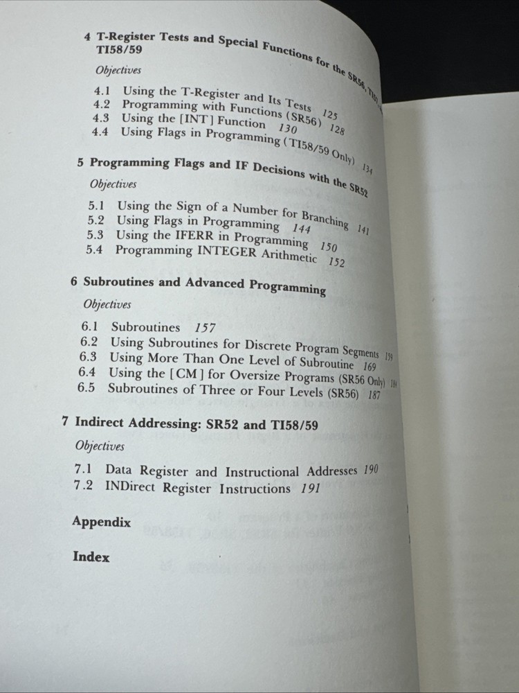 1978 Programming Programmable Calculators TI-59 TI-57 SR-56 SR-52 PC-100C Cradle